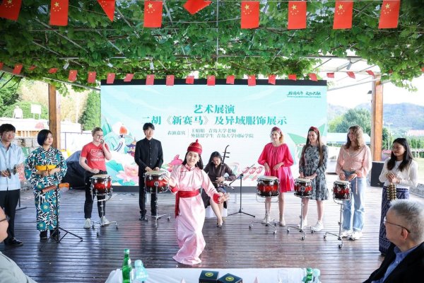 中金辰大 外籍留学生在青岛体验端午节文化