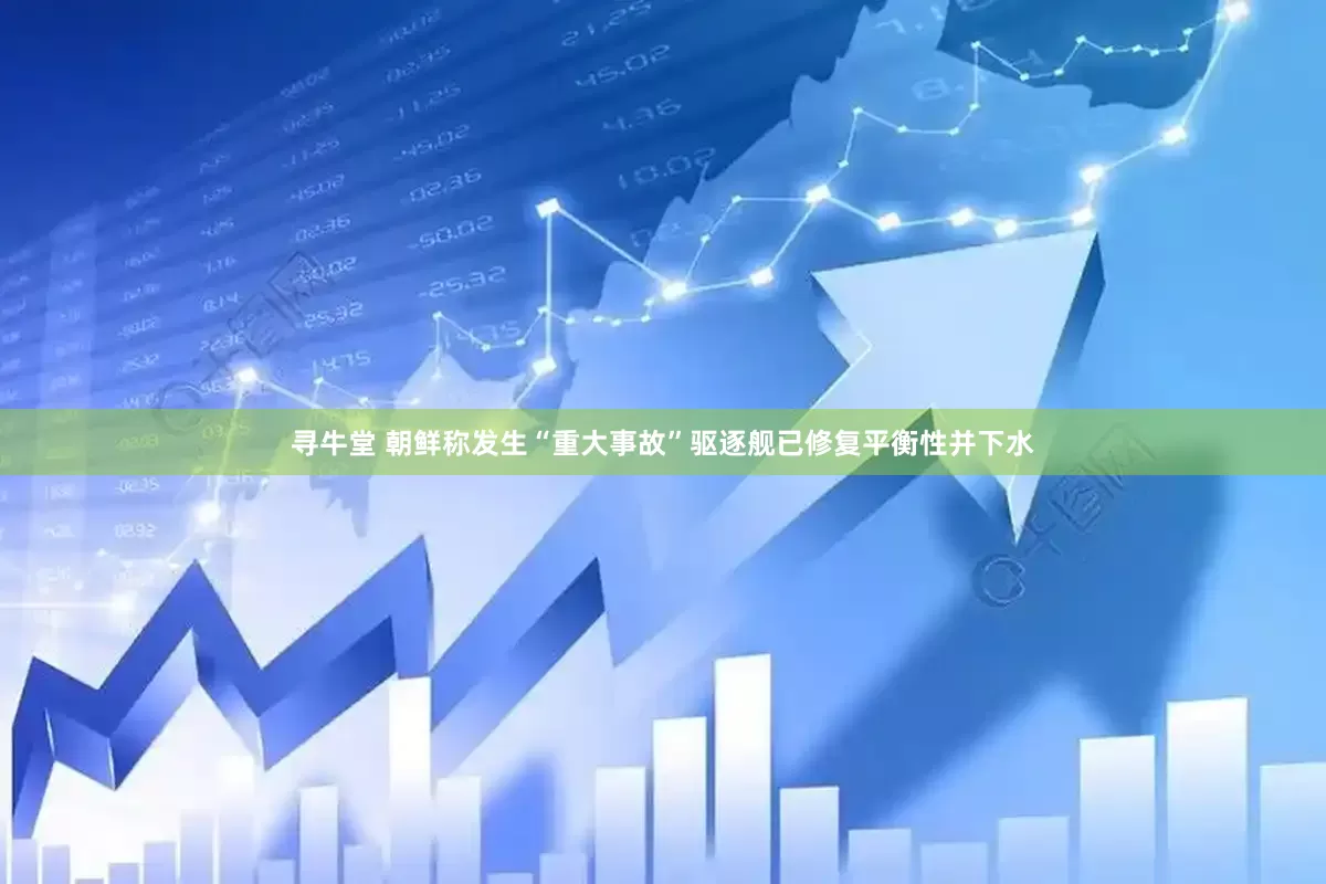 寻牛堂 朝鲜称发生“重大事故”驱逐舰已修复平衡性并下水